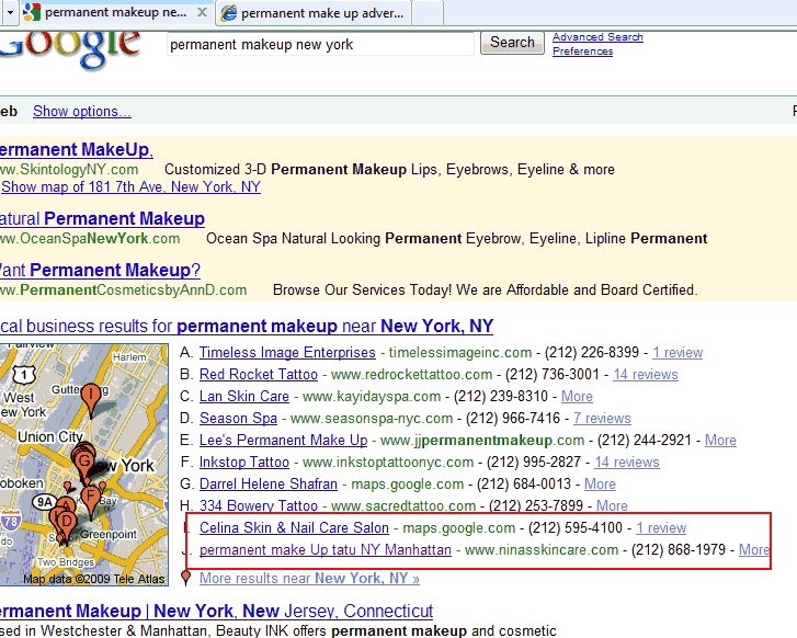 permanent make up new york