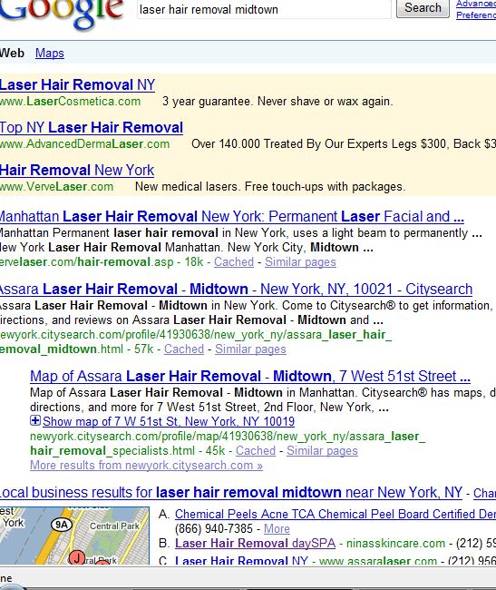 Laser web coupons