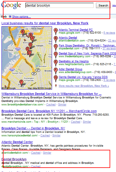 dental brooklyn Googlr