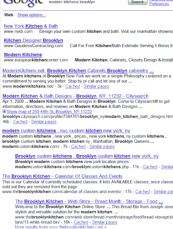 modern kitchens brooklyn Google