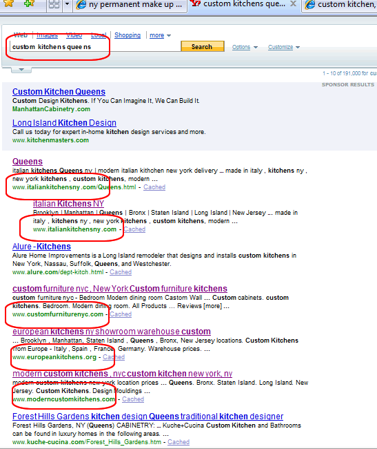 modern furniture NYC Google promotion
